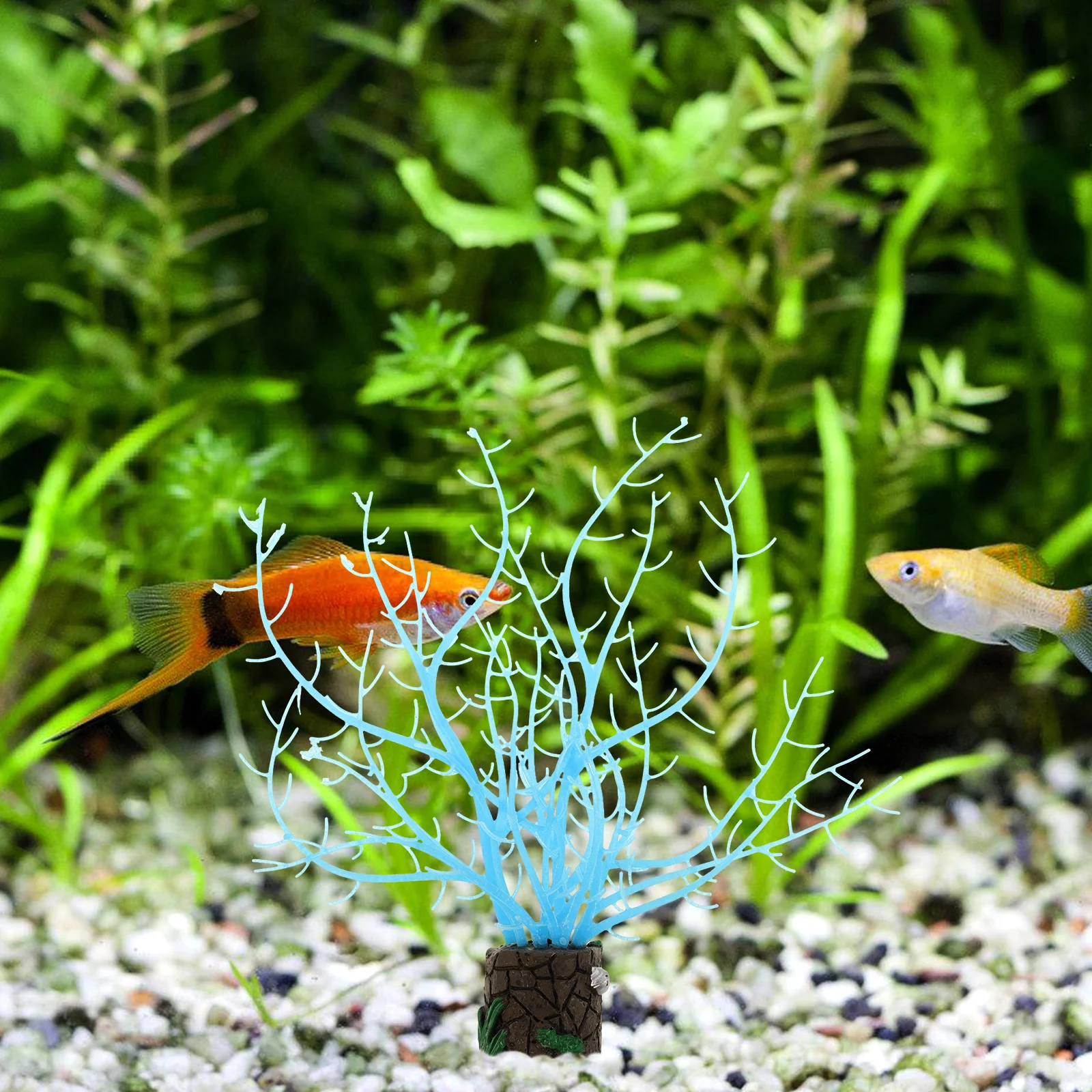 

Fish Tank Coral Decor Artificial Aquarium Coral Resin Plant Safe Material Add Natural Breath Interesting Landscape