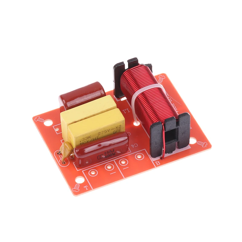 Customizable 80W 2-Way Audio Treble Bass Frequency Divider, DIY Speaker Crossover for Enhanced Sound