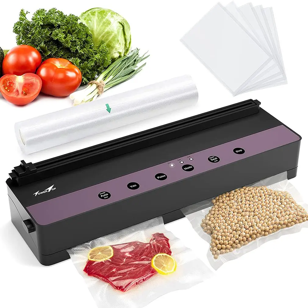 Vacuum Sealer 110-240V Vacuum Packing Machine For Food Storage Food Packer With Vacuum Bags EU Plug Food Preservation Supplies