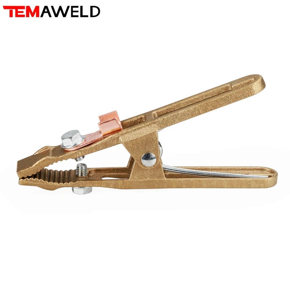 Imagem -02 - Ground Welding Earth Clamp For Welding Machine Suporte do Cabo Latão Material Uma Forma Corpo de Cobre Completo Atacado Novo 260a