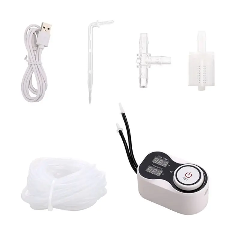 ABNM New Smart Drip System Automatic Watering Device Garden Water Pump Controller For Potted Plant Flower