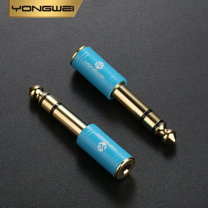 YONGWEI 3.5mm To 6.5mm Male To Feamle Audio Cable Adapter 6.5 6.35 Jack To Plug 3.5 Jack Stereo AUX Converter Amplifier Adapter