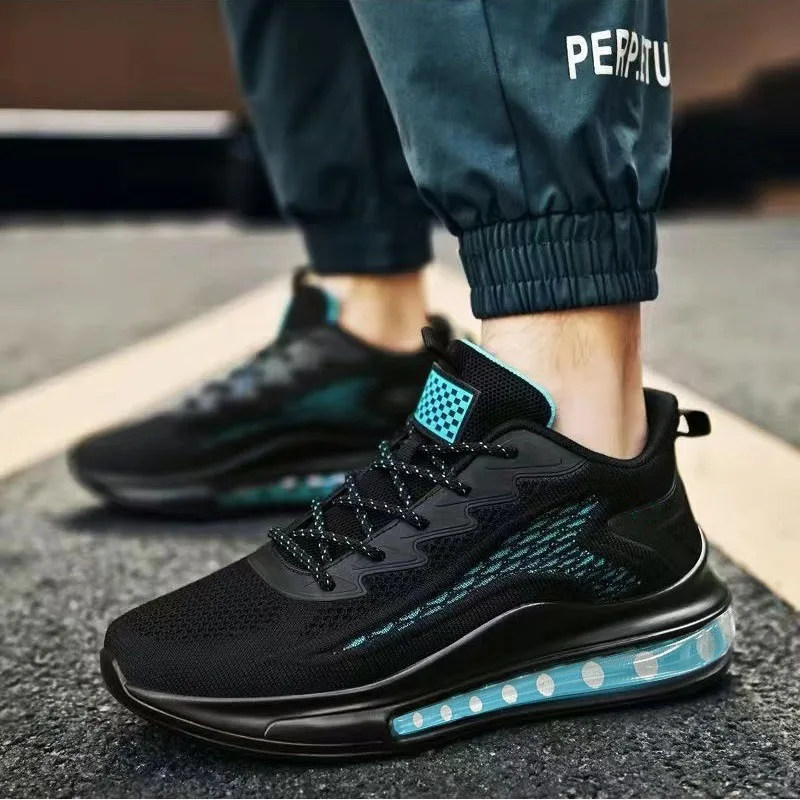 

Men's casual sports shoes, men's running shoes, air cushion, men's spring and autumn new fashion, breathable soft soles