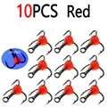 10 piezas Rojo