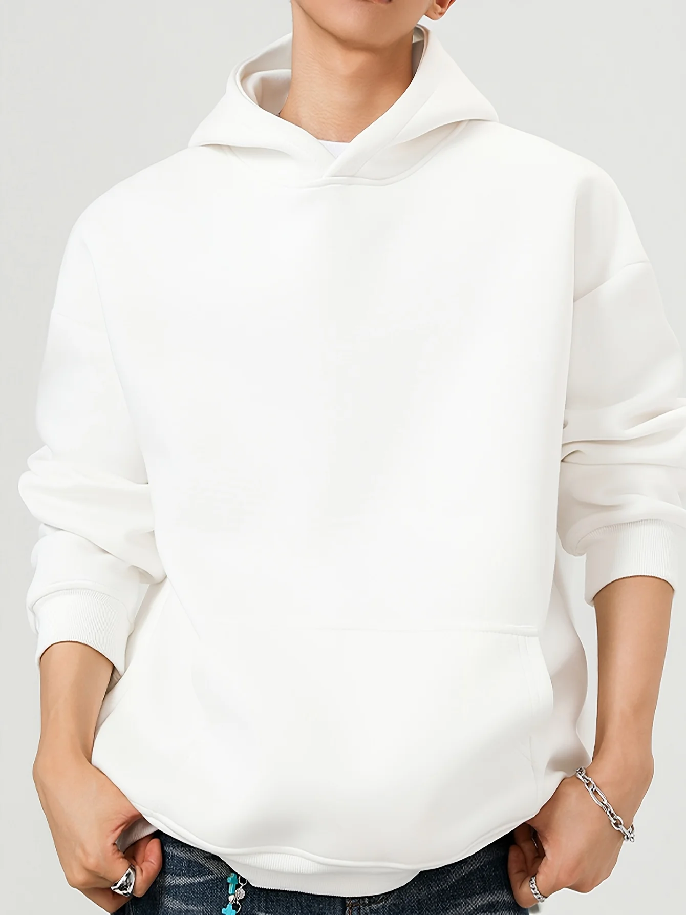 Hoodies Men Fashion Oversized Unisex Hoodies Jacket Sweatshirts Autumn and Winter Fleece Casual Versatile Streetwear Daily wear