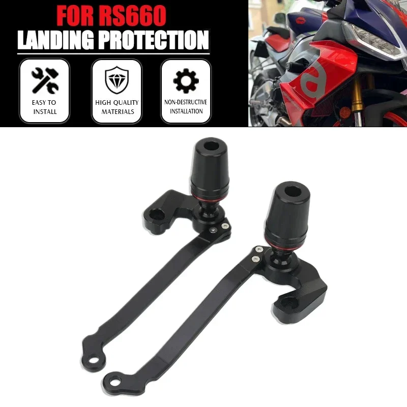 

For APRILIA RS660 RS 660 2021-2023 Motorcycle Falling Protection Frame Slider Fairing Guard Crash Pad Protector