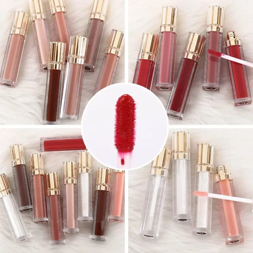 Private Label HOT Sale Tube Waterbestendige lipgloss Vegan Cruetly Free vloeibare lippenstift Meerdere kleurenopties Hoge kwaliteit Lage MOQ