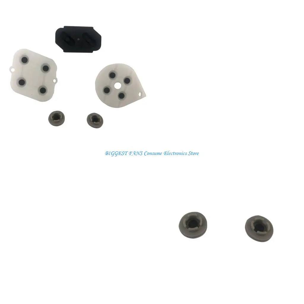 

Rubber Pads Button Pad Keypads Replacement For SNES Controller Accessories
