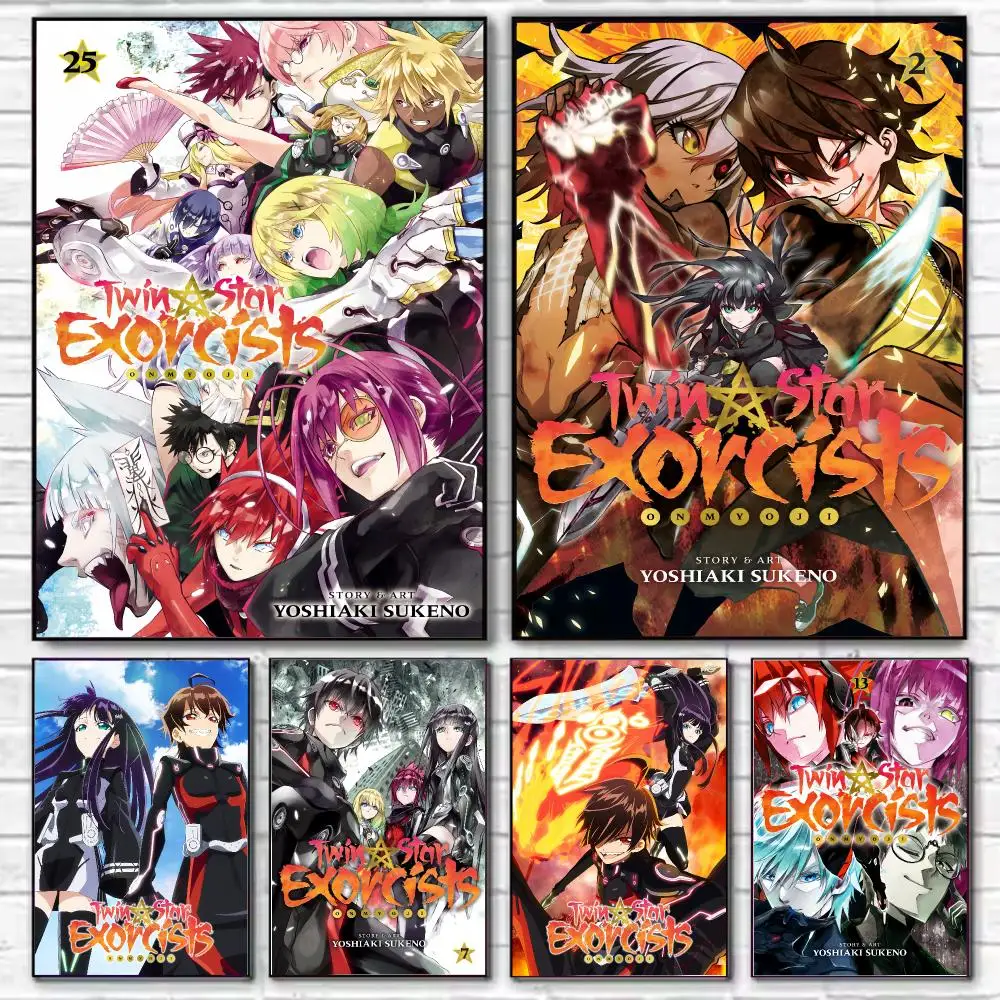 Anime Twin Star Exorcists Poster HD Art Decorative Wall Art Waterproof Home Décor for Living Room Bedroom Café Stylish Gift