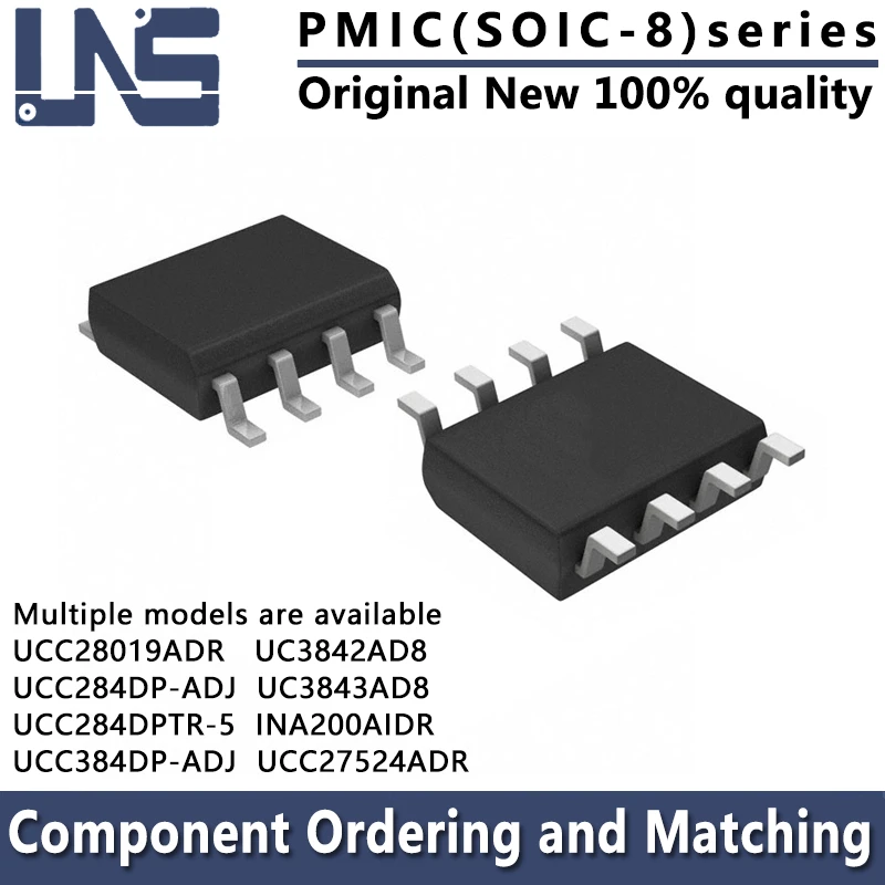 

1PCS UC3842AD8 UC3843AD8 INA200AIDR UCC27524ADR UCC28019ADR UCC284DP-ADJ UCC284DPTR-5 UCC384DP-ADJ SOIC-8 3.90mm PMIC