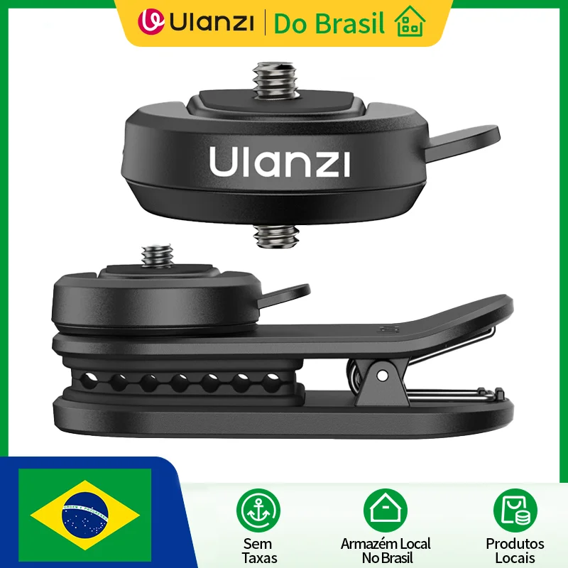 Ulanzi Ck01 Ck02 Kit de Liberação Rápida Magnética Kit de Clipe de Mochila com P - imagem 1