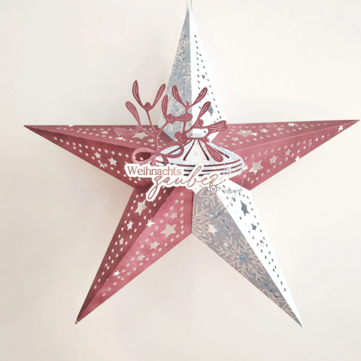 Piggy Craft metal cutting dies cut die mold 3D folding star series Scrapbook paper craft knife mould blade punch stencils dies