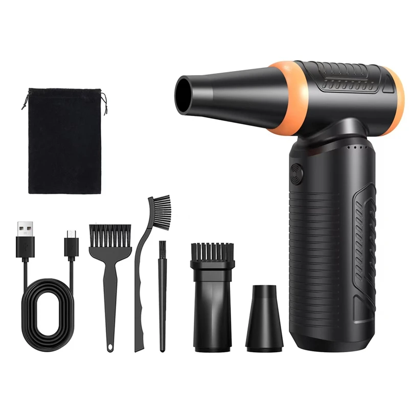

ABJI-Compressed Air Duster,300000RPM Powerful Electric Air Duster,No Canned Air Duster-Replace Compressed Air,For Car,Home