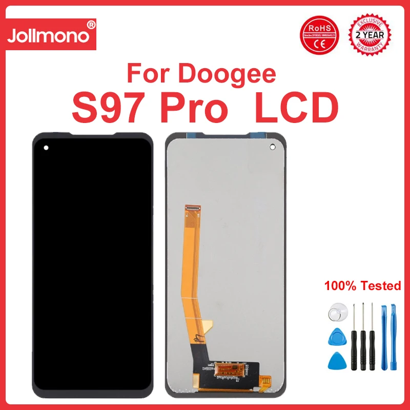 

6.39" For Doogee S97 Pro LCD Display Touch Screen Digitizer Assembly For Doogee S97Pro LCD Sensor Replacement Repair