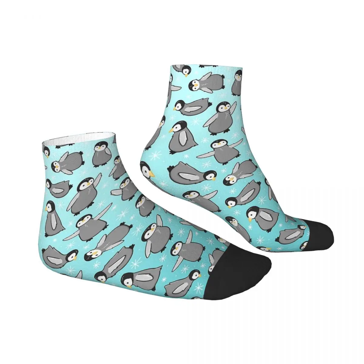 Penguin Chicks Socks Harajuku Sweat Absorbing Stockings All Season Socks Accessories for Man's Woman's Christmas Gifts