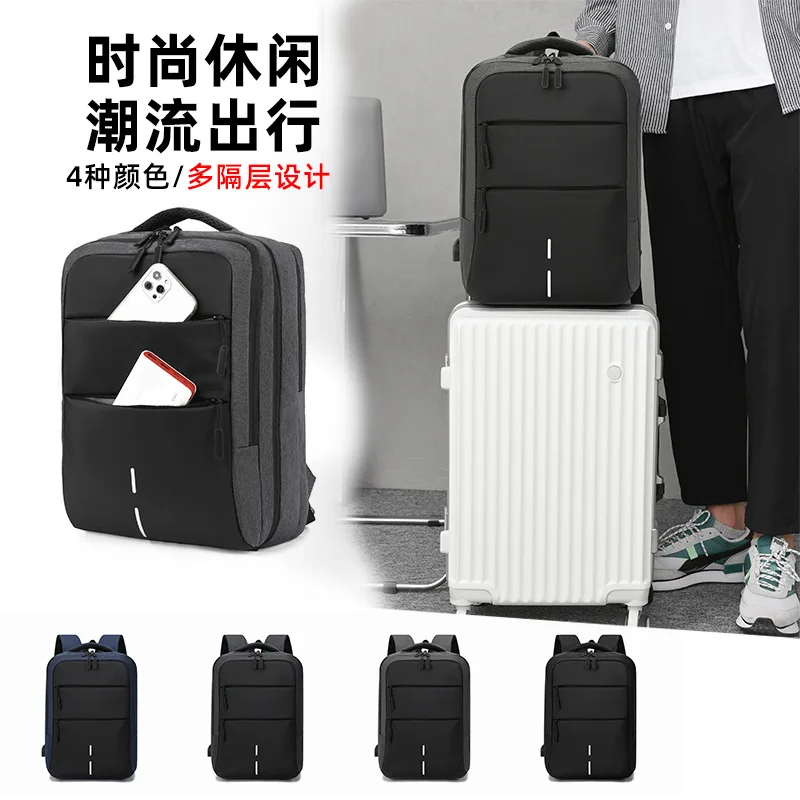 

Рюкзак, модная сумка для компьютера с зарядкой через USB, оксфордские кошельки, школьная деловая сумка для ноутбука, большой дорожный повседневный рюкзак