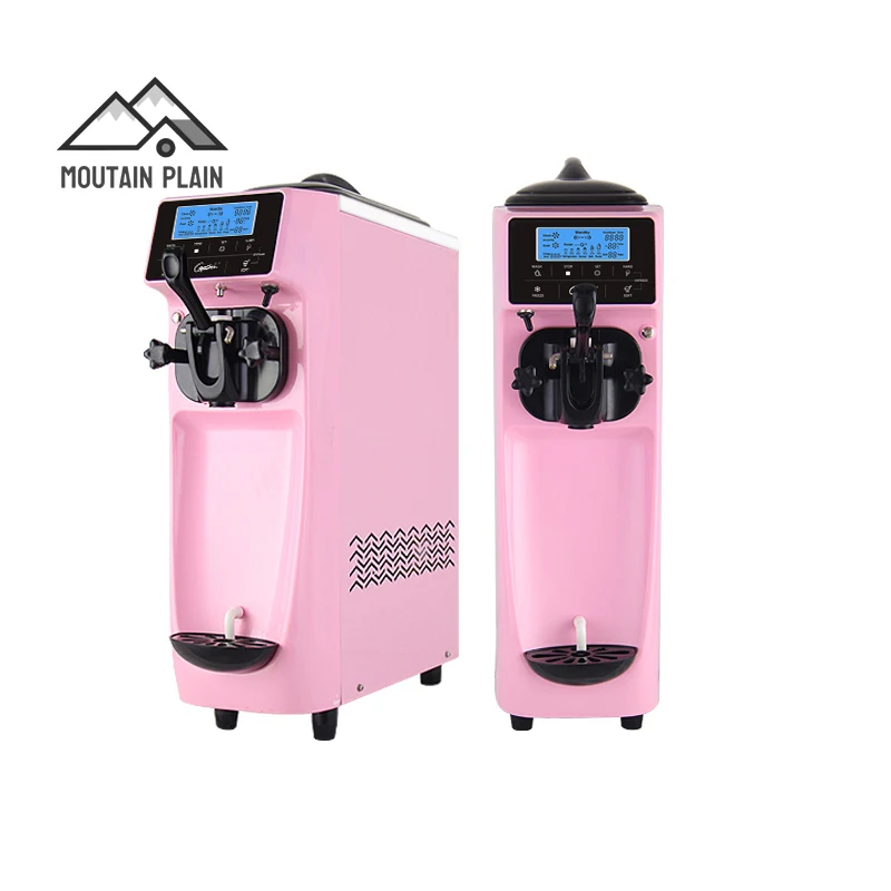 Small Size Commercial Soft Ice Cream Cone Filling Machine Soft Serve Ice Cream Sundae Maker Cold Dessert