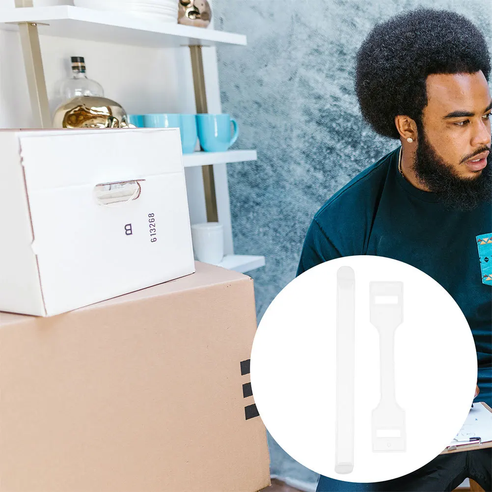 

50Pcs Silicone Plastic Replacement Handles for Cardboard Boxes Milk Carton Carrying Moving Handle Straps