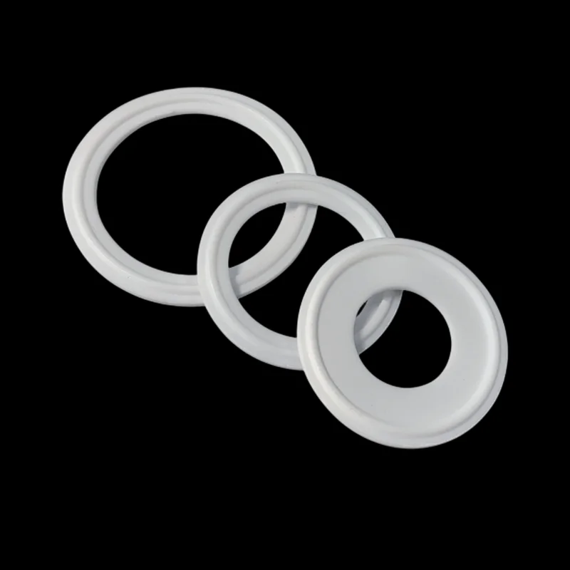 Üçlü kelepçe geçme burç yüksük PTFE conta 5 10 adet yüksek kaliteli basınçlı sıhhi gıda sınıfı conta yıkayıcı Homebrew boru tesisat