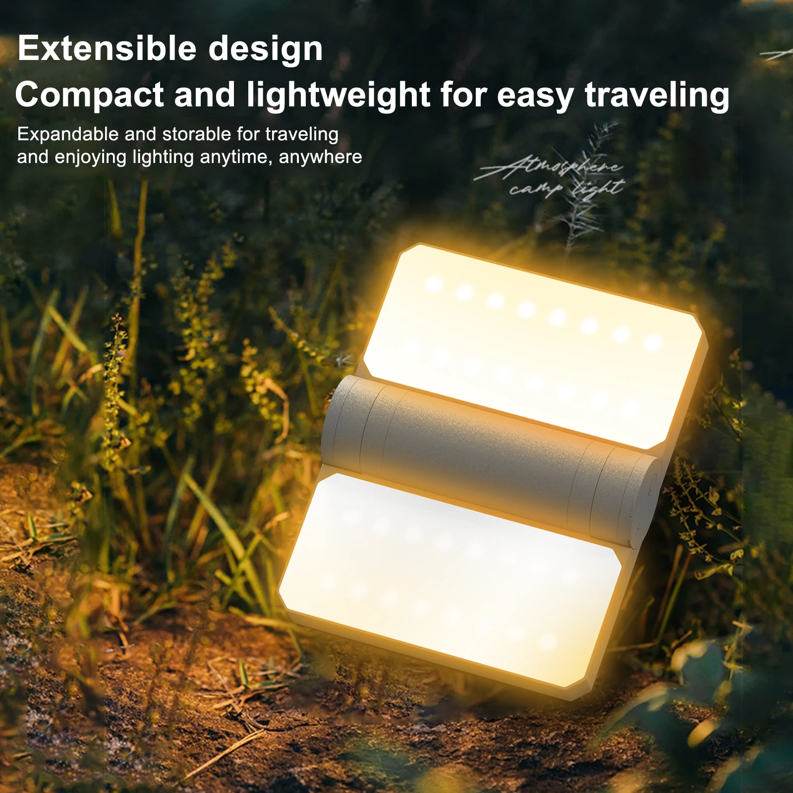 5000mAh LED Outdoor Camping Light Portable Rechargeable Tent Lanterns  Hiking BBQ Fishing Flashlight Emergency Night Lights