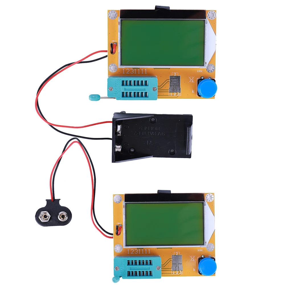 LCR-T4 Backlight Diode Triode Capacitance ESR Meter High Precision Diode Triode Capacitor Resistor Test Meter MOS PNP NPN LCR