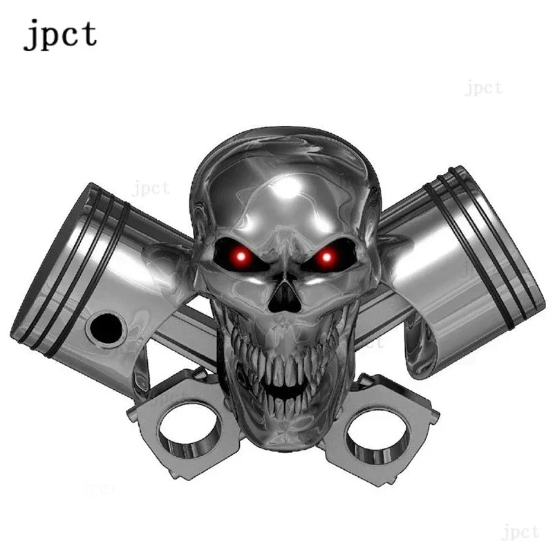 

CMCT hot personal 3D death skeleton large truck trailer motorcycle helmet graphics racing waterproof car sticker 13cm-8.8cm