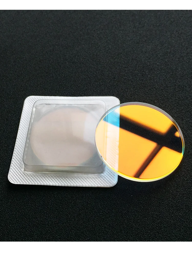 Espelho de relógio resistente a arranhões para diesel dz 4476 4515 4401 vidro mineral vermelho polarizado luz azul acessórios de espelho de relógio plano