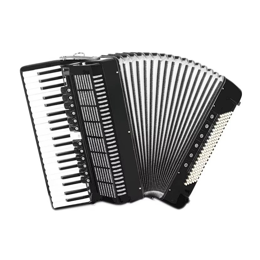 سيساوند المهنية 120 باس 11 + 7 + 1 سجلات لوحة مفاتيح البيانو الأكورديون أداة الأكورديون JP2001 OEM 41 مفتاح لوني #5