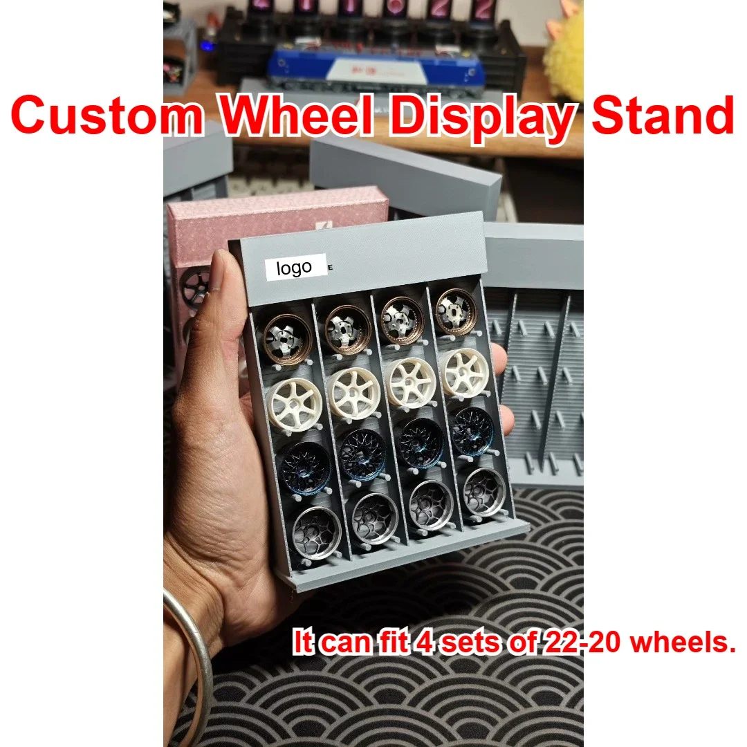 For 1/24 Micro Drift RC Decorative Holder Custom Size RC Model Decor Modification Parts Decor For Wheel Placement Showcase
