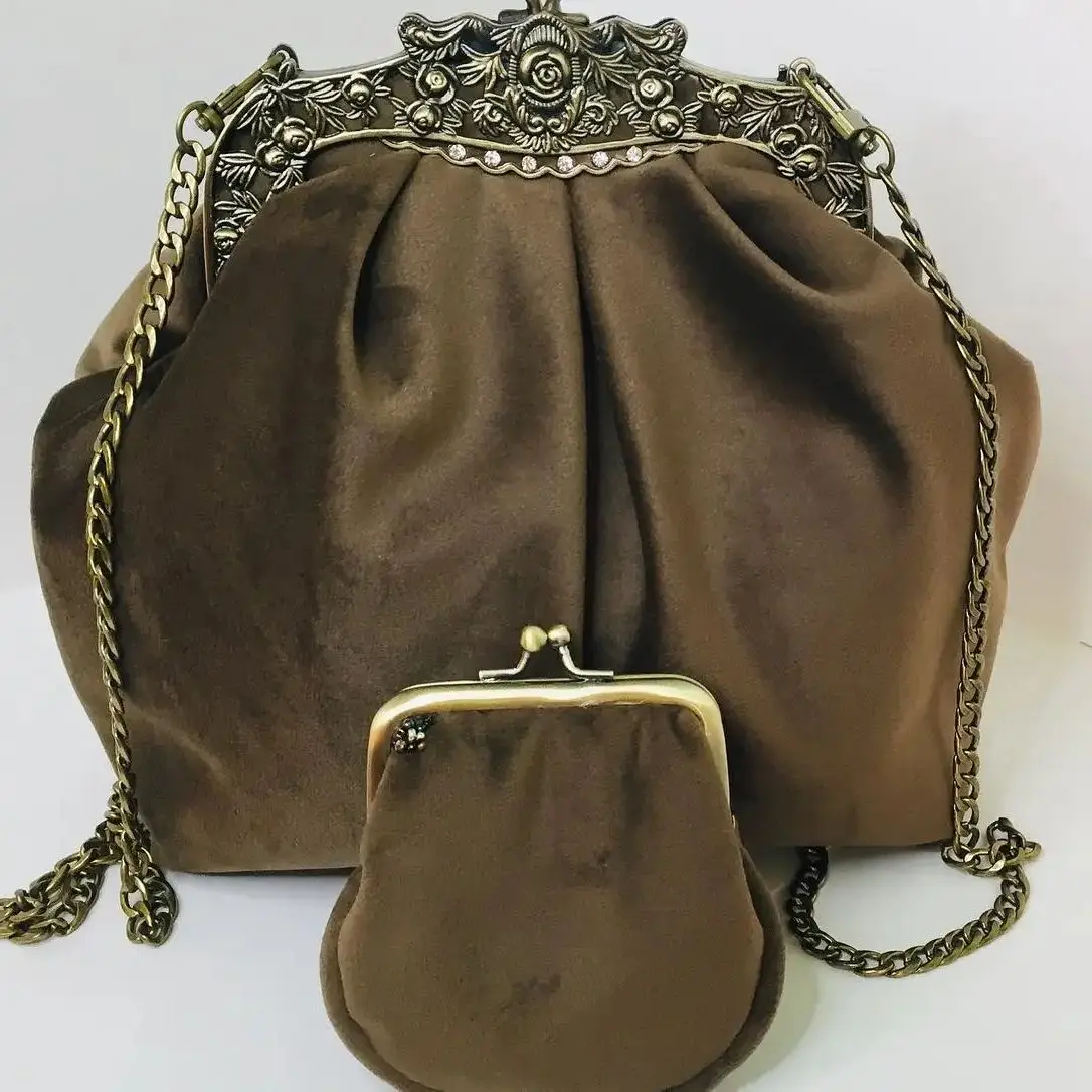 lost-in-vintage-velvet-fabric-soild-purse-metal-frame-kiss-lock-evening-clutch-vintage-nickel-farmyard-purse-23x9x18cm