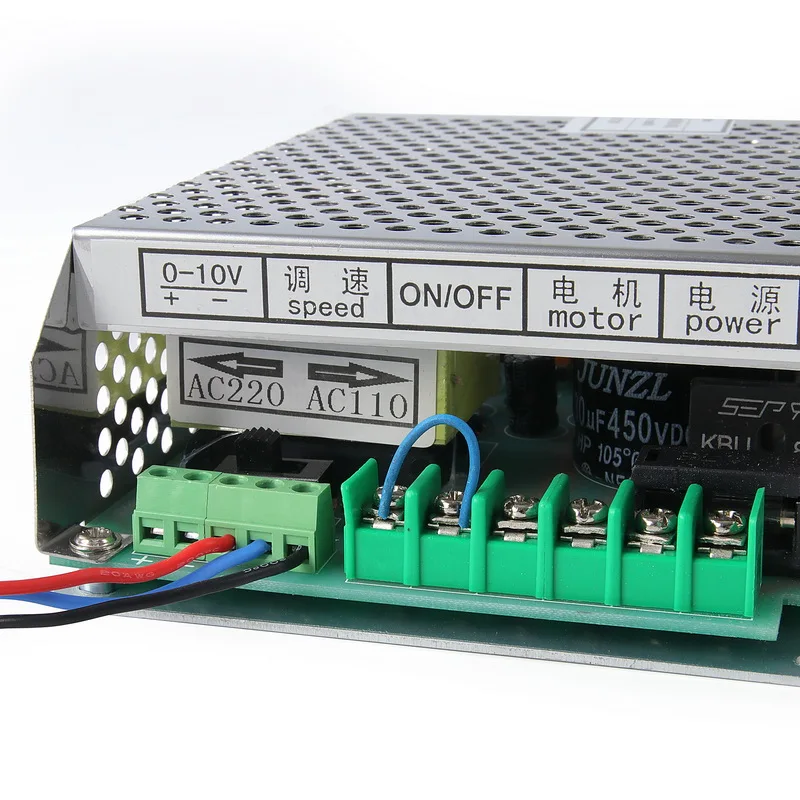 Fuente de alimentación CC de husillo de 500W, controlador de velocidad Mach3 de 220V y 110V, convertidor de potencia para fresadora de grabado de