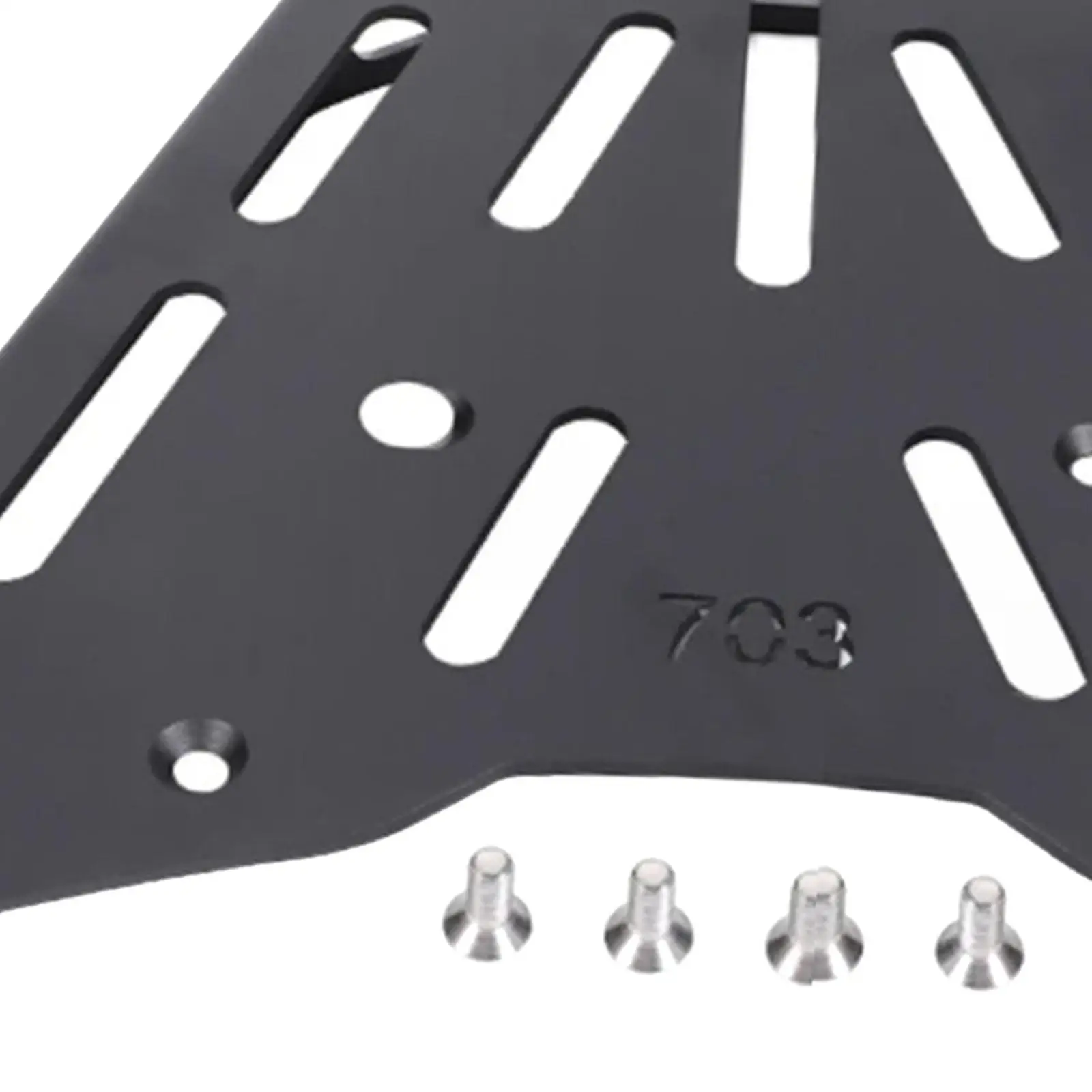 دراجة نارية الخلفية رف أمتعة ارتداء مقاومة قوي استبدال الكربون الصلب مريحة الذيل الرف ل Zontes 703F 2024-2025 #5