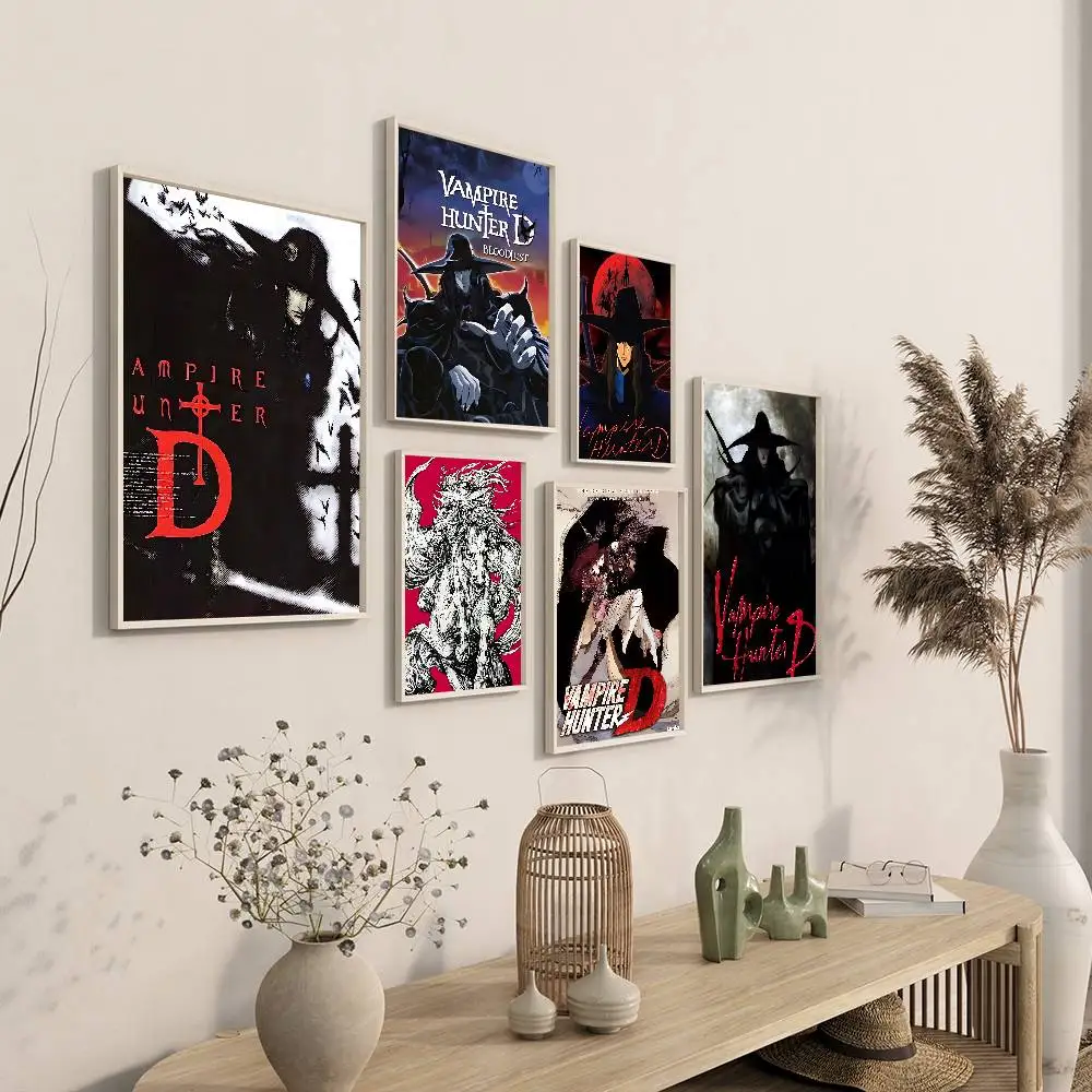 Vampire Hunter D Classic Japanese Anime Retro Good Quality Prints And Posters Whitepaper Prints Posters Artwork Wall Decor