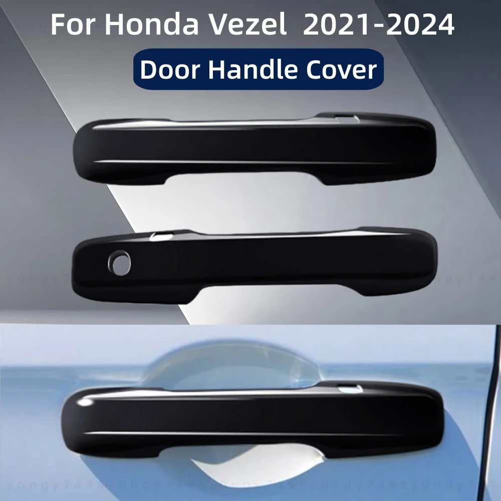 

Car Upgrade ABS Chrome Accessories Stickers Plated Door Handle Covers Trim Paste Style For Honda Vezel 2021 2022 2023 2024
