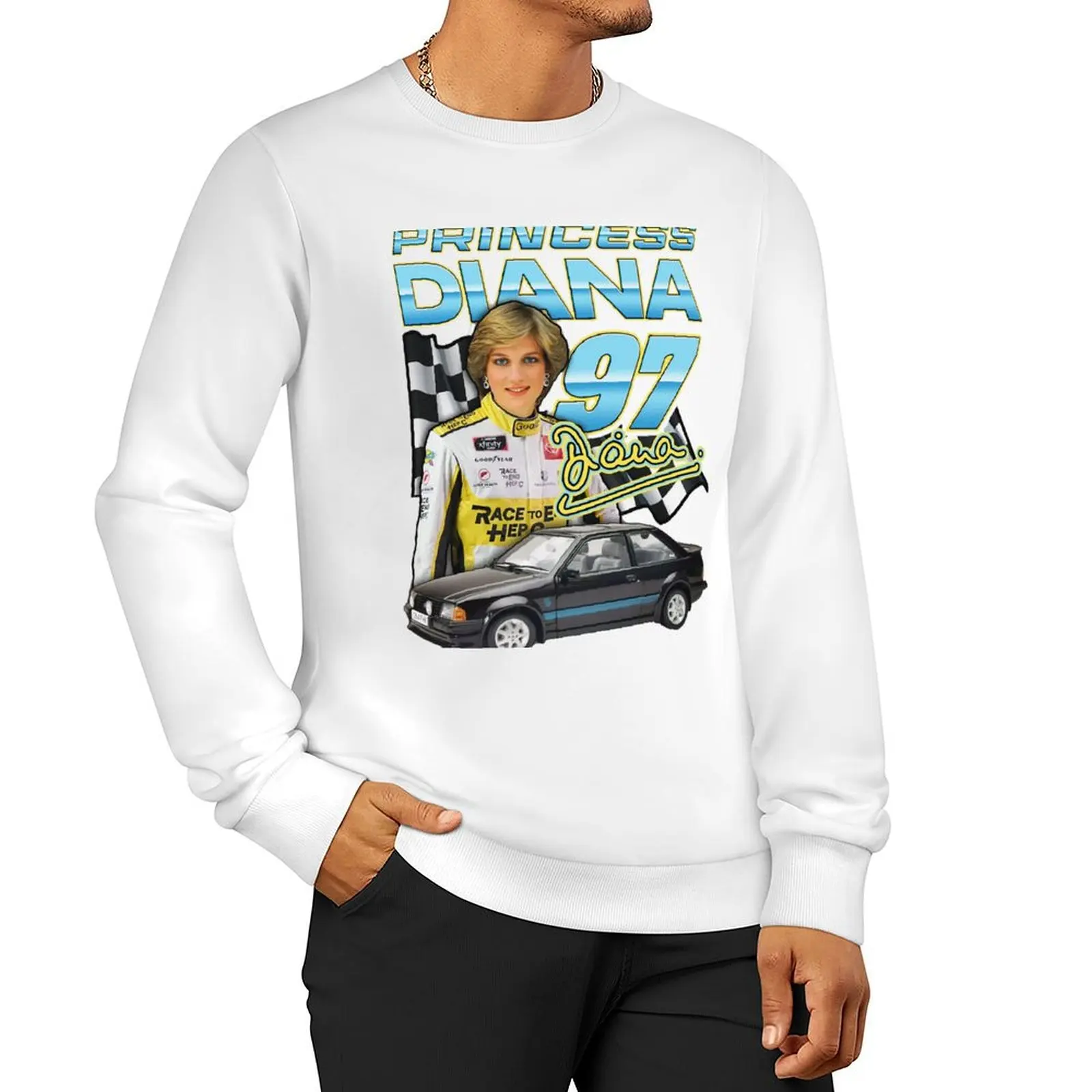 Princess Diana 97 Sweatshirt men's sweat-shirt men's clothes men sweatshirt