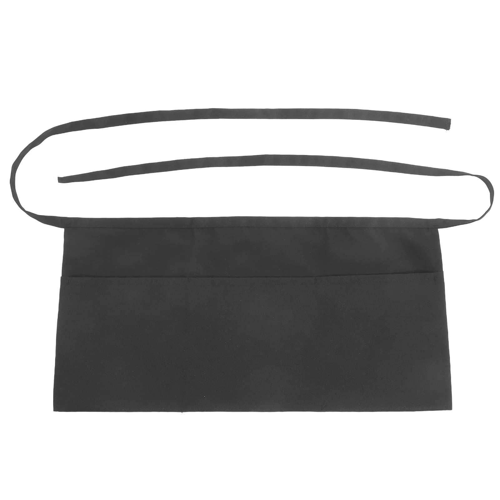 

Waterproof Oil-Resistant Chef Apron Polyester Half Apron For Women Men Adjustable Waist Tie Pocket Cooking Baking
