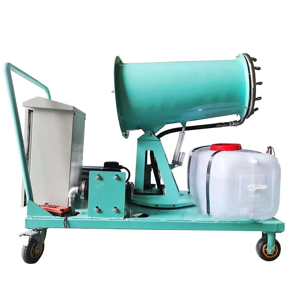 2-Year Warranty Environmental Protection Electric Fog Cannon Machine Remote Control High Tower Mounted Wide Water Mist Coverage