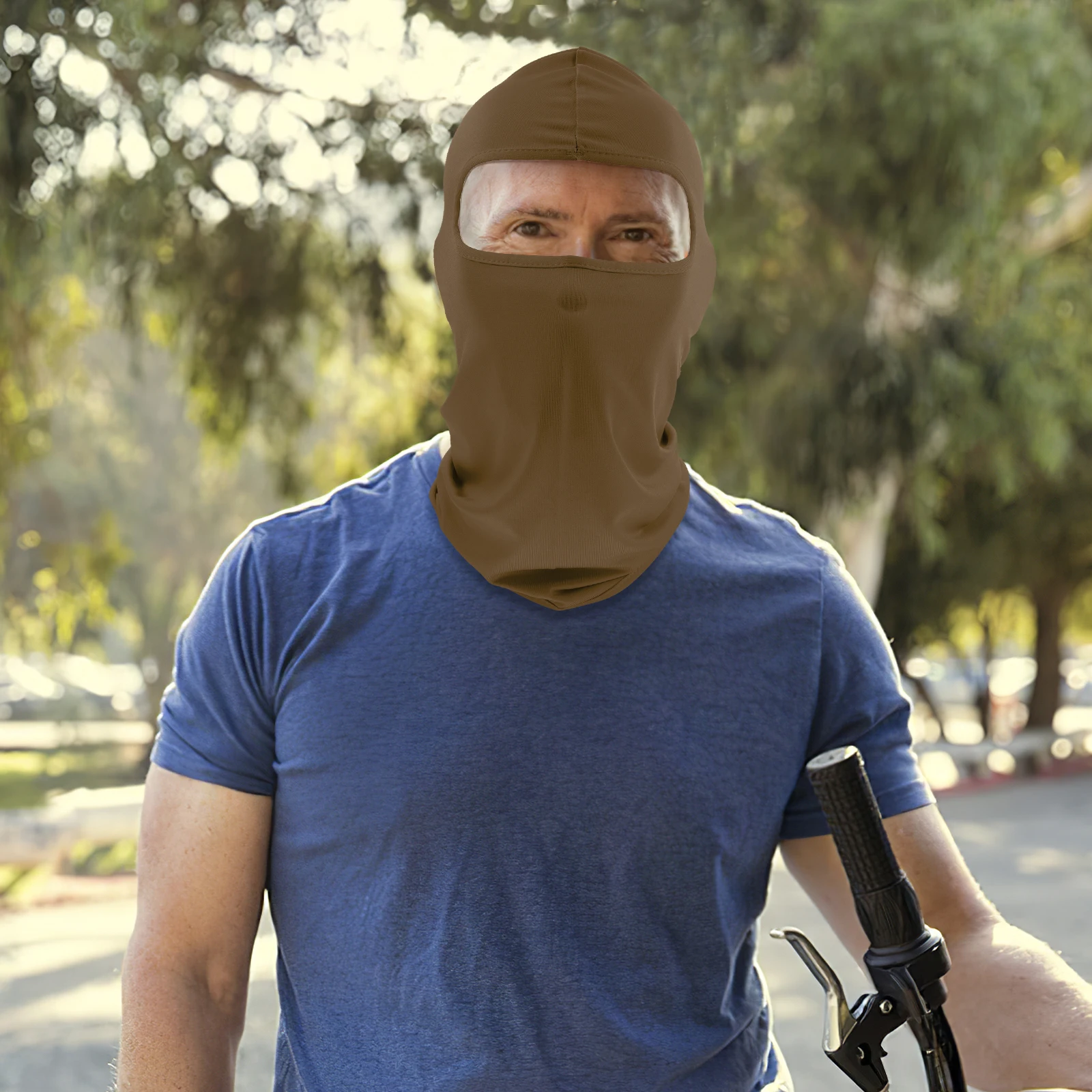 

Ultraviolet Light Sun Protection Headgear Man Spandex Motorcycle Balaclava for Men