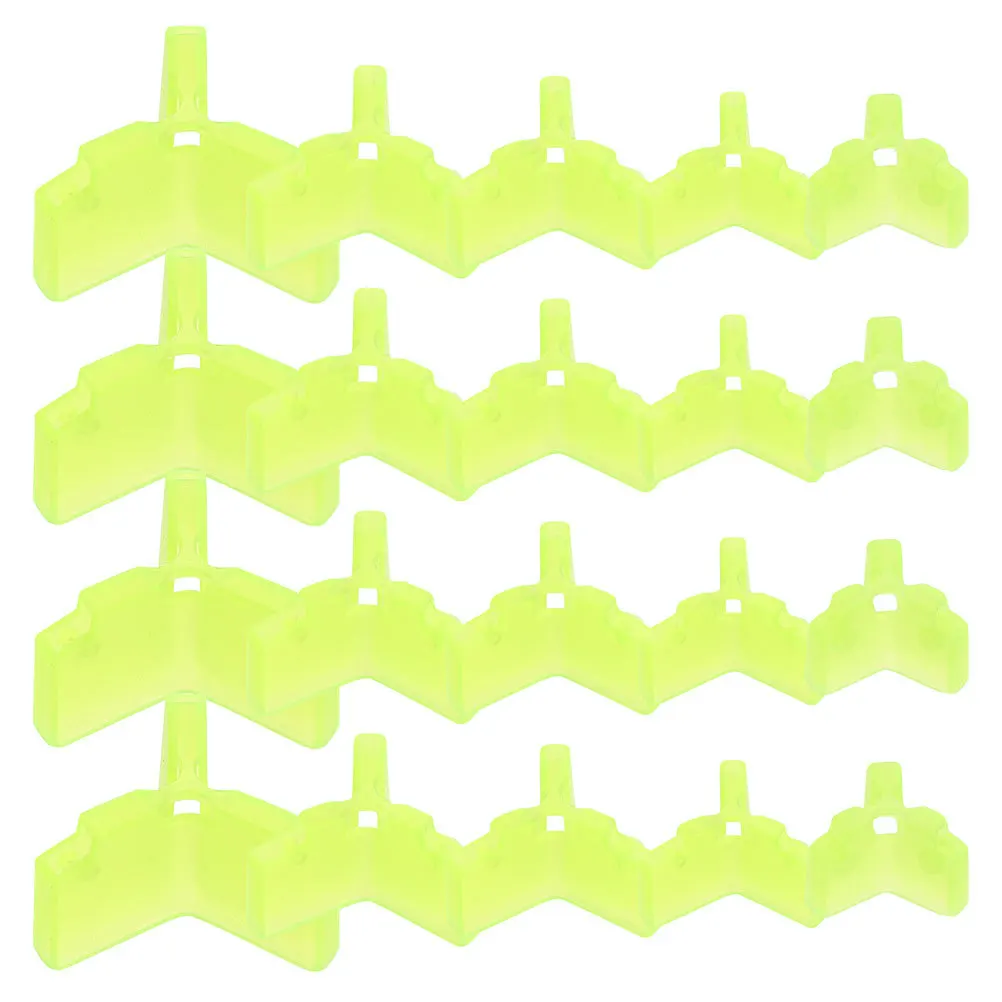 

75Pcs Portable Hook Protectors Fishing Treble Hook Cover Set Strong ABS Material Safe Finger Friendly Angling Tool