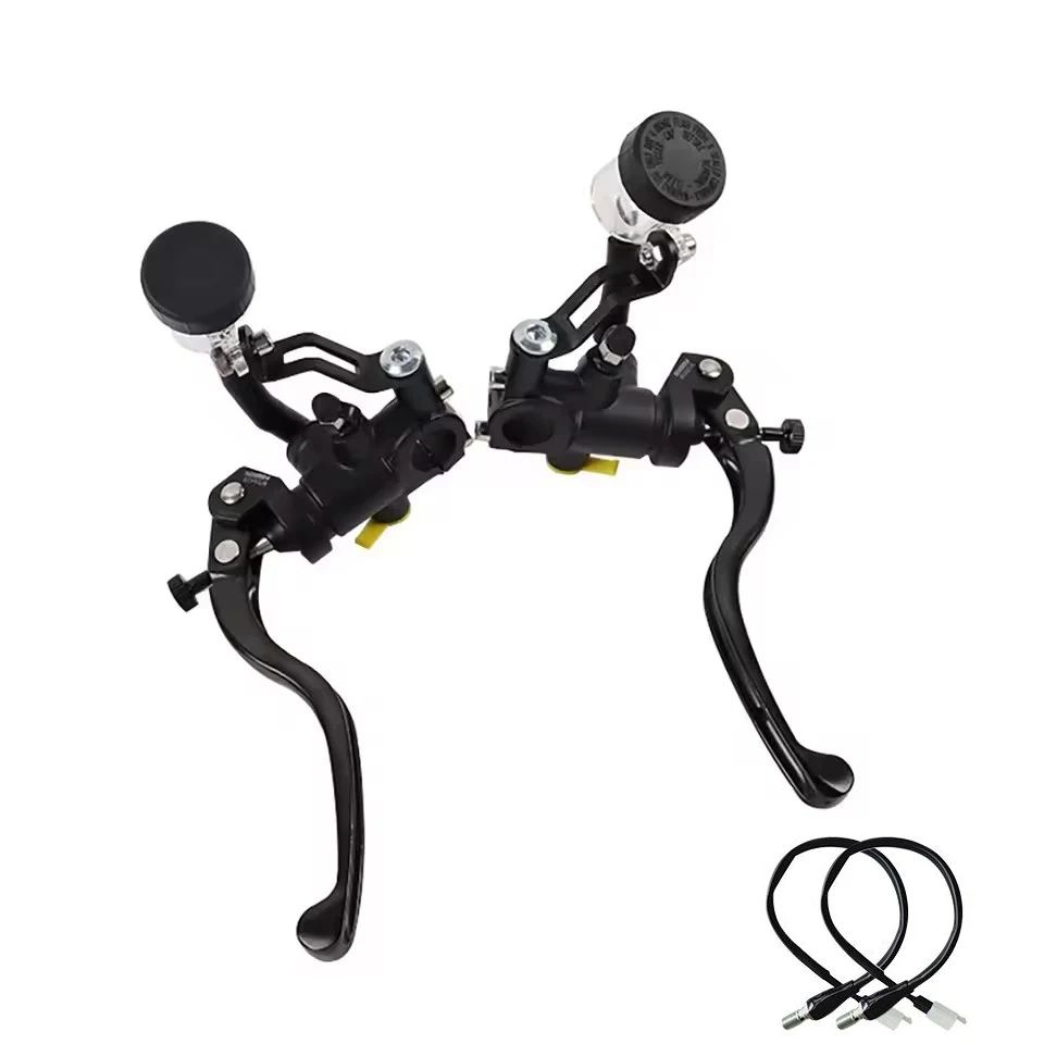 

1pair Motorcycle refit accessories hydraulic Brake Clutch Pump Forged Aluminum 22mm mounting bar caliber For yeezy honda Yamaha
