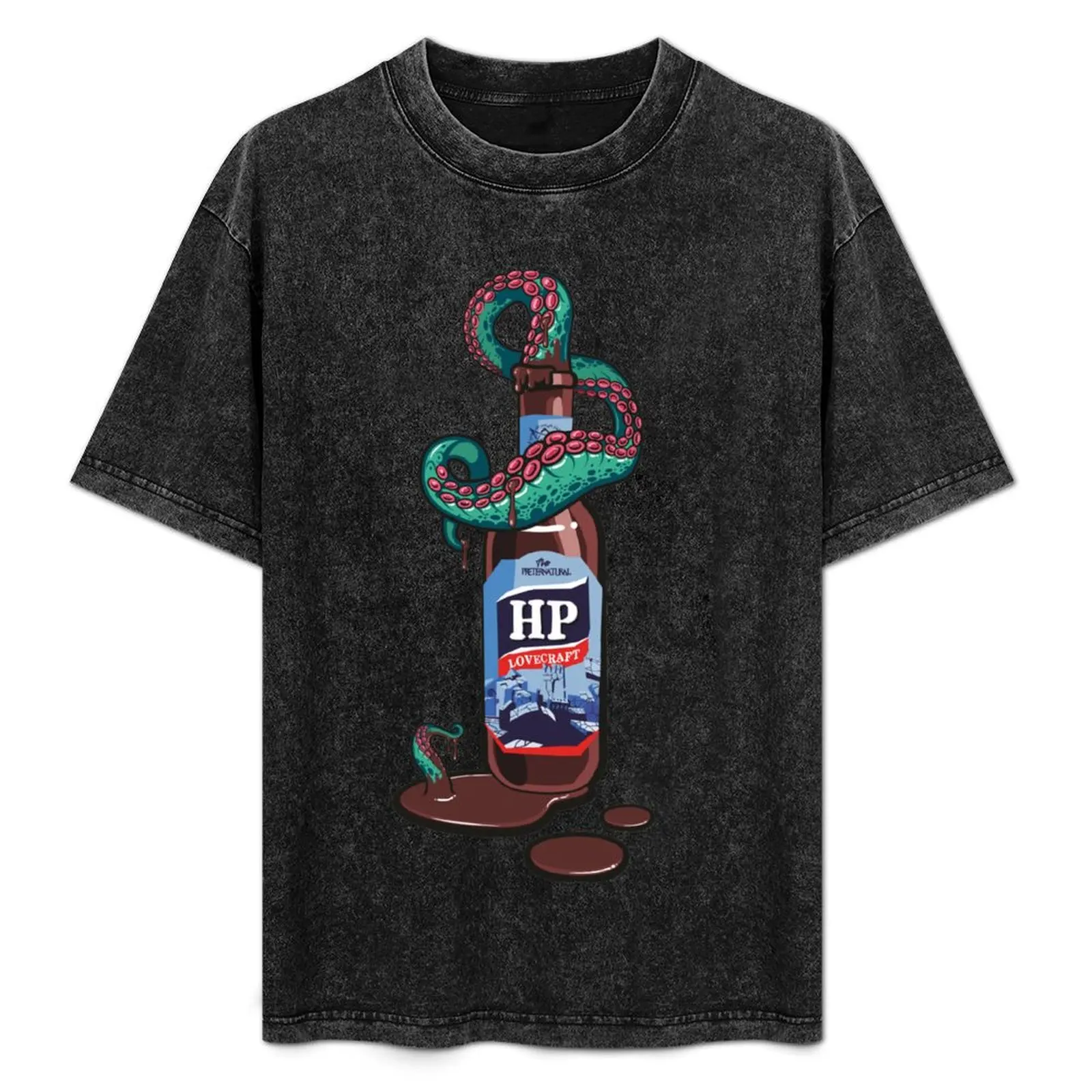 

HP Lovecraft Sauce T-Shirt graphic t shirt vintage hippie clothes summer clothes quick drying fruit of the loom mens t shirts