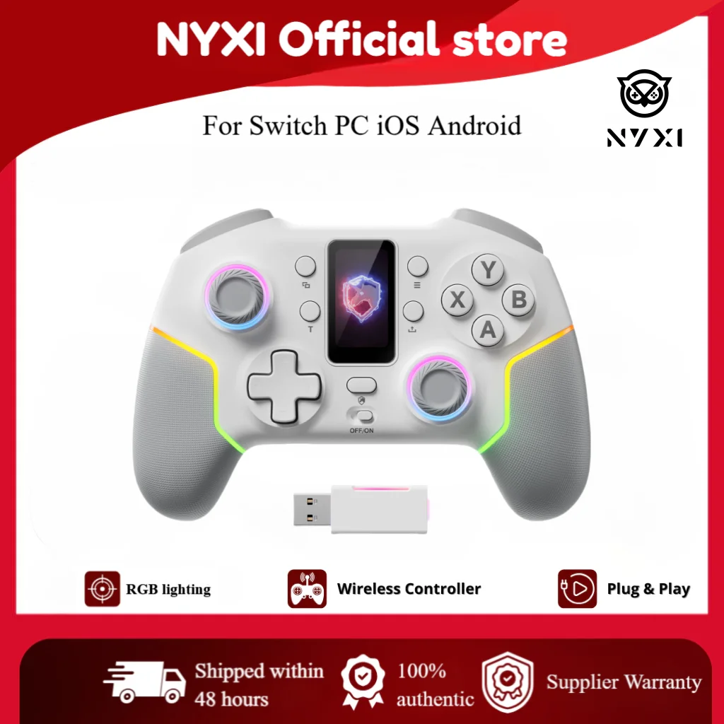 

Беспроводной игровой контроллер с интеллектуальным экраном NYXI Phantom PC/Switch