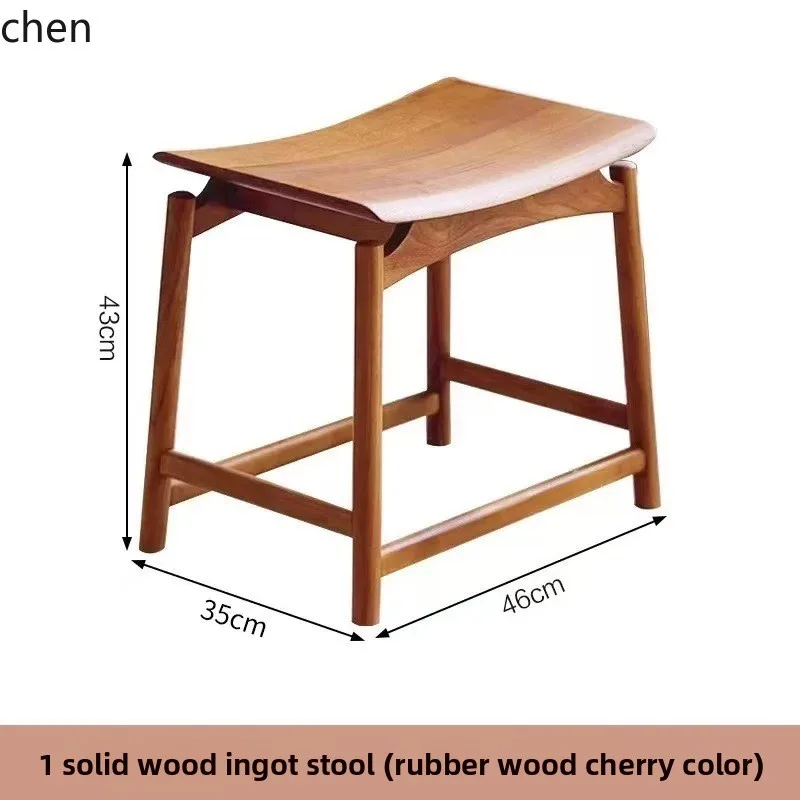YFY Solid Wood  Home Simple  Low  Living Room Wooden   Modern Wood Doorway Shoe Changing