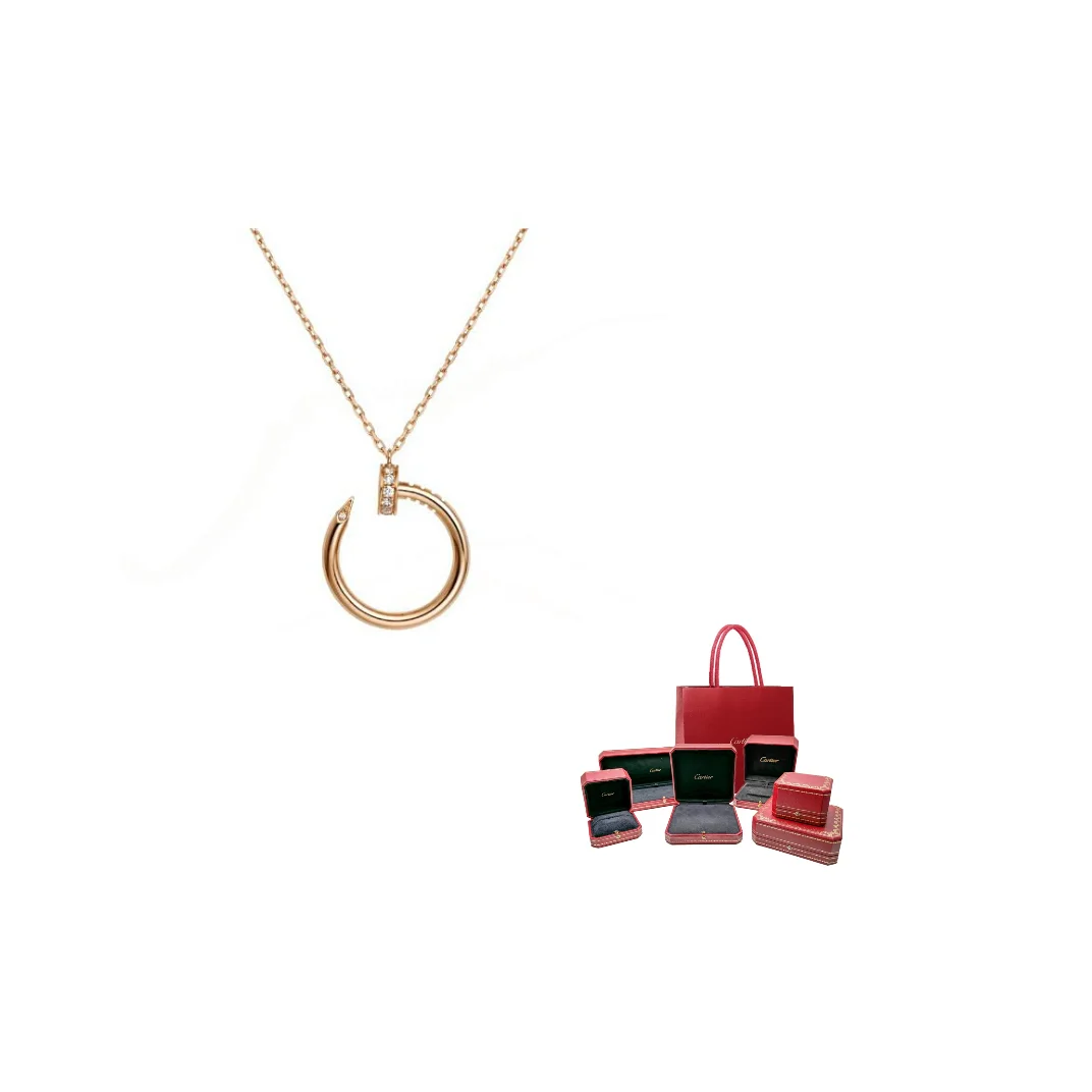 CARTIER Necklaces Women's Rose Gold B7224887