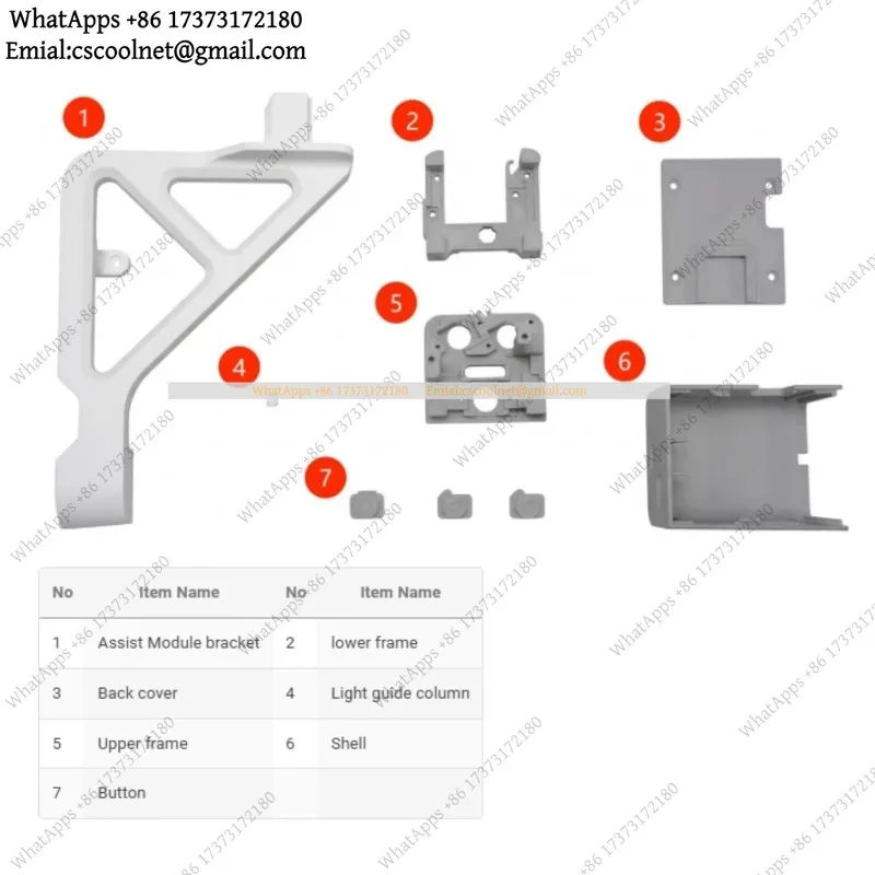 TPU Feed Assist Module for 3D Printer H2/X1/P1/P2S Series Replacement Accessory Part