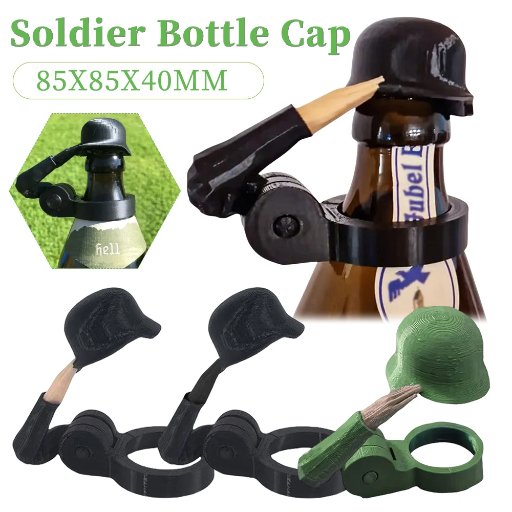 

1/2 шт. шлем, колпачки для пивных бутылок, забавная пробка для пивных бутылок, пылезащитная крышка для бутылок в форме шлема, бытовые чехлы для бутылок вина ﻿