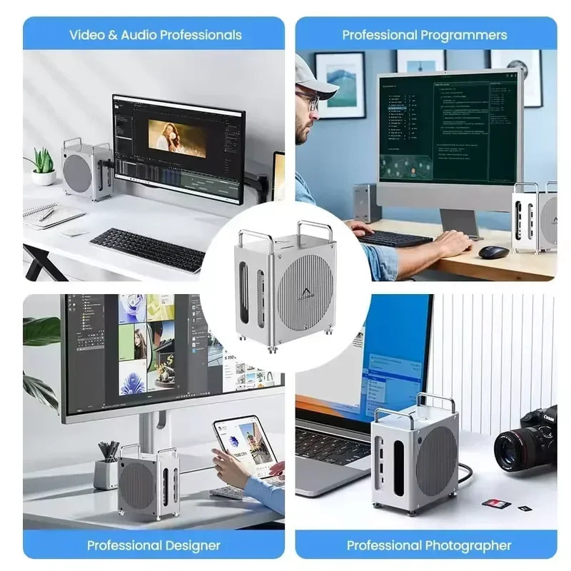 Acasis USB-C 40Gbps ドッキングステーション＆デュアルベイM.2 NVME