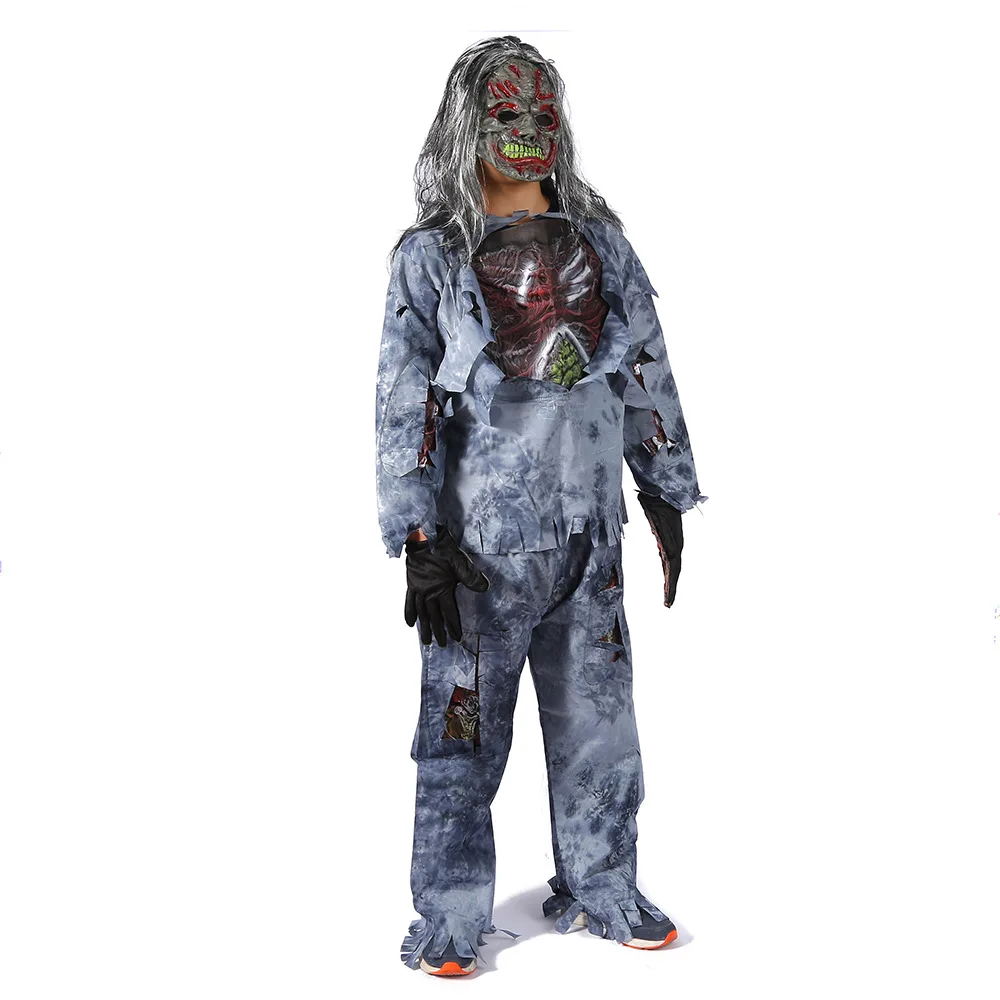 Halloween assustador festa horrível cadáver usar zumbi traje fantasia vestido cosplay trajes de terror