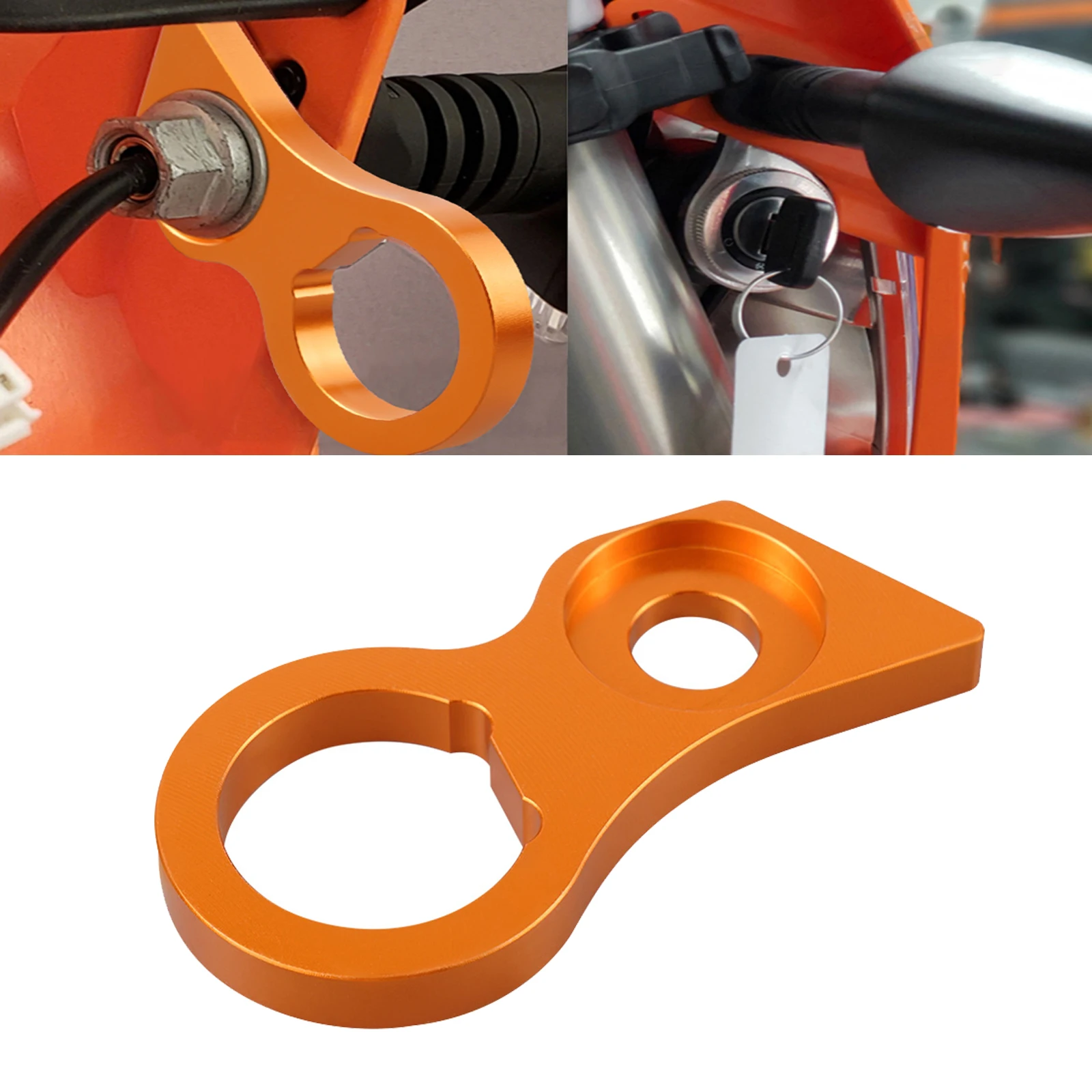 

NICECNC For EXC250F EXCF 350 EXC 450 EXC-F 500 Six Days 2017-2023 2022 2021 2020 Motorcycle Key Switch Relocating Bracket Kit