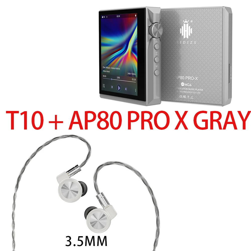 ARTTI T10 Earphones & Hidizs AP80 PRO X Portable Bluetooth Mp3 Music Player Pedo Meter Touch Screen LDAC Lossless MQA AMP DAC